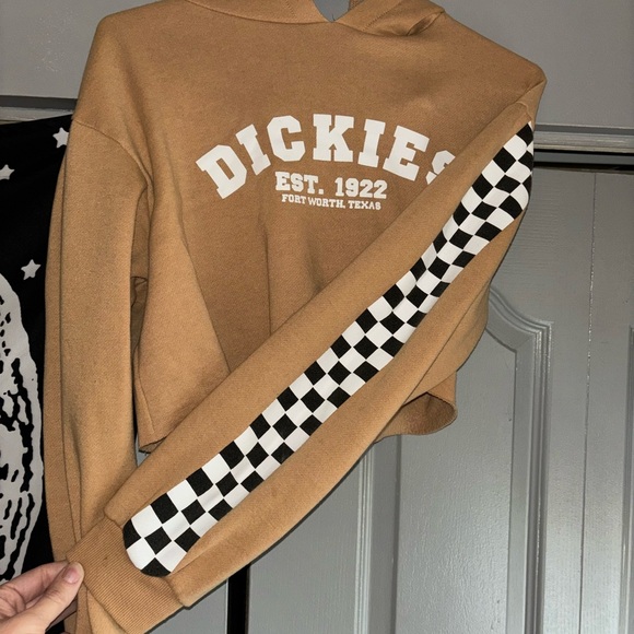 Dickies Crop Hoodie Drop Sleeve - Picture 2 of 3